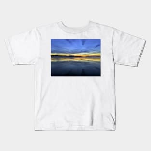 An Early Spring Evening on a Northern Canadian Lake Kids T-Shirt